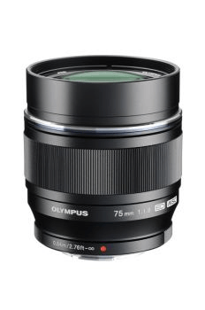 OM SYSTEM M.Zuiko Digital ED 75mm f/1.8 Lens (Black) - Premium Portrait & Low Light Photography Lens for Micro Four Thirds Cameras - Perfect for Weddings, Events & Professional Portraits