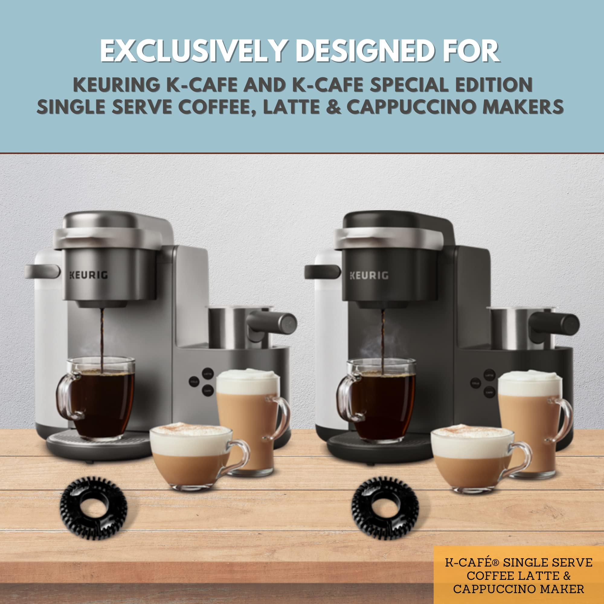 Replacement Frother Whisk for Keurig K-Café & K-Café Special Edition - Compatible with Single Serve Coffee, Latte & Cappuccino Makers - Perfect for Home Baristas & Coffee Lovers