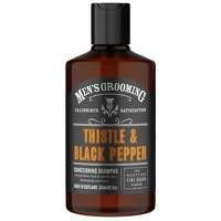 Scottish Fine Soaps Thistle & Black Pepper Conditioning Shampoo 300ml - Natural Hair Care for Dry & Damaged Hair - Perfect for Daily Use at Home or Travel
