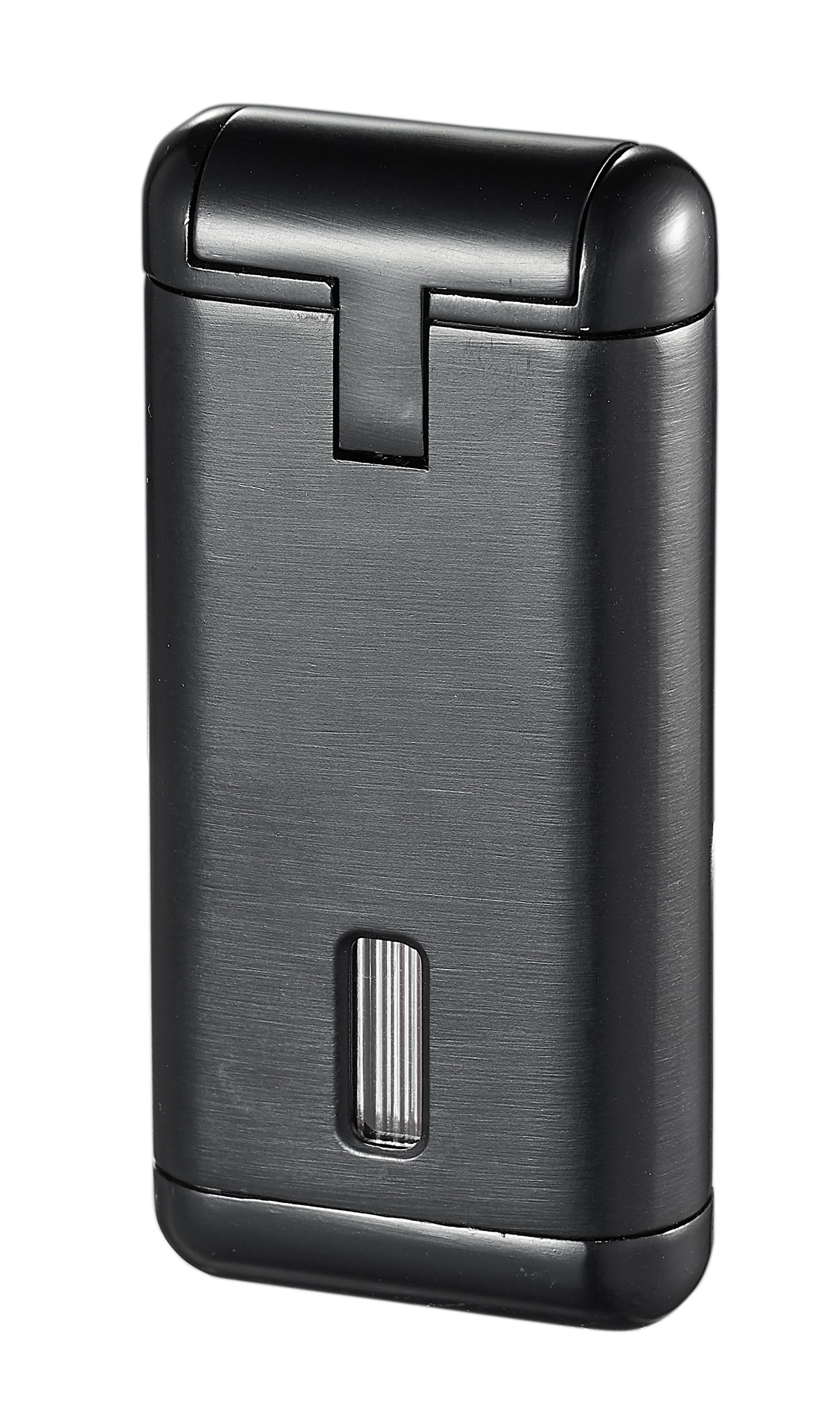 Visol Antero Triple Torch Cigar Lighter - Windproof Butane Lighter for Cigars, Cigarettes & Outdoor Use - Premium Black Jet Flame Lighter for Smoking Accessories & BBQ Grilling