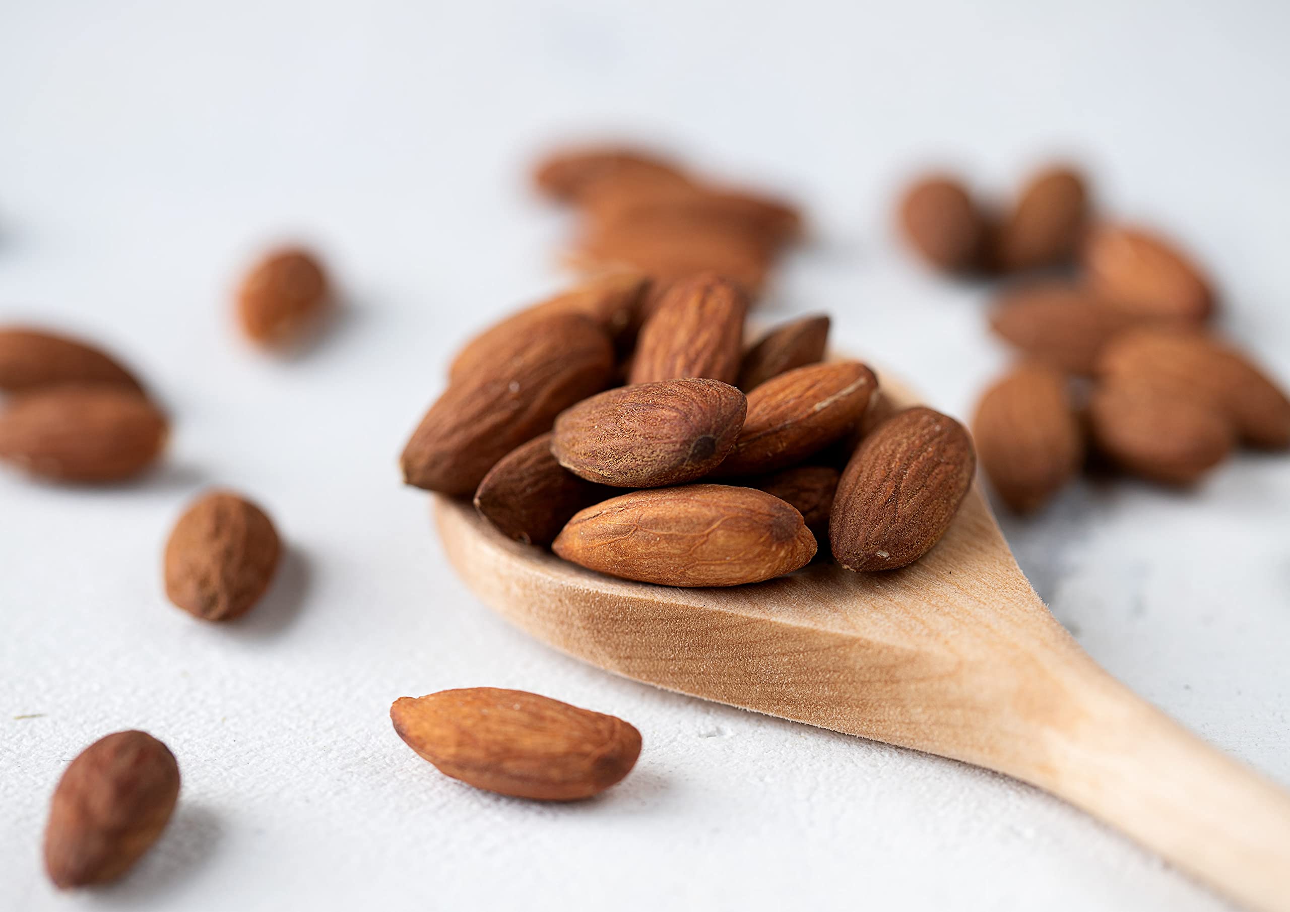 Food to Live Dry Roasted California Almonds - 9 lbs Bulk, Unsalted, No Oil Added, Vegan & Kosher | High in Protein & Vitamin E | Keto, Paleo & Healthy Snack for Weight Loss, Office, Travel & On-the-Go