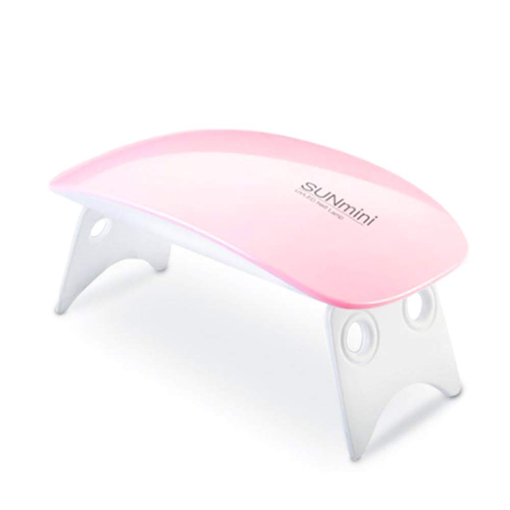 HHOP Mini UV LED Portable Nail Lamp - Foldable Nail Dryer & Curing Light with 2 Timers for Gel Polish | Perfect for Home Manicures & Professional Nail Art