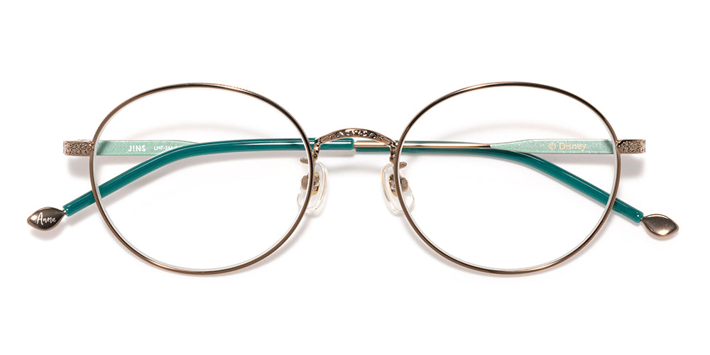 JINS x Disney Frozen Anna 049 184 Eyeglasses - Kids' Disney Princess Inspired Frames for School, Reading & Dress-Up Play