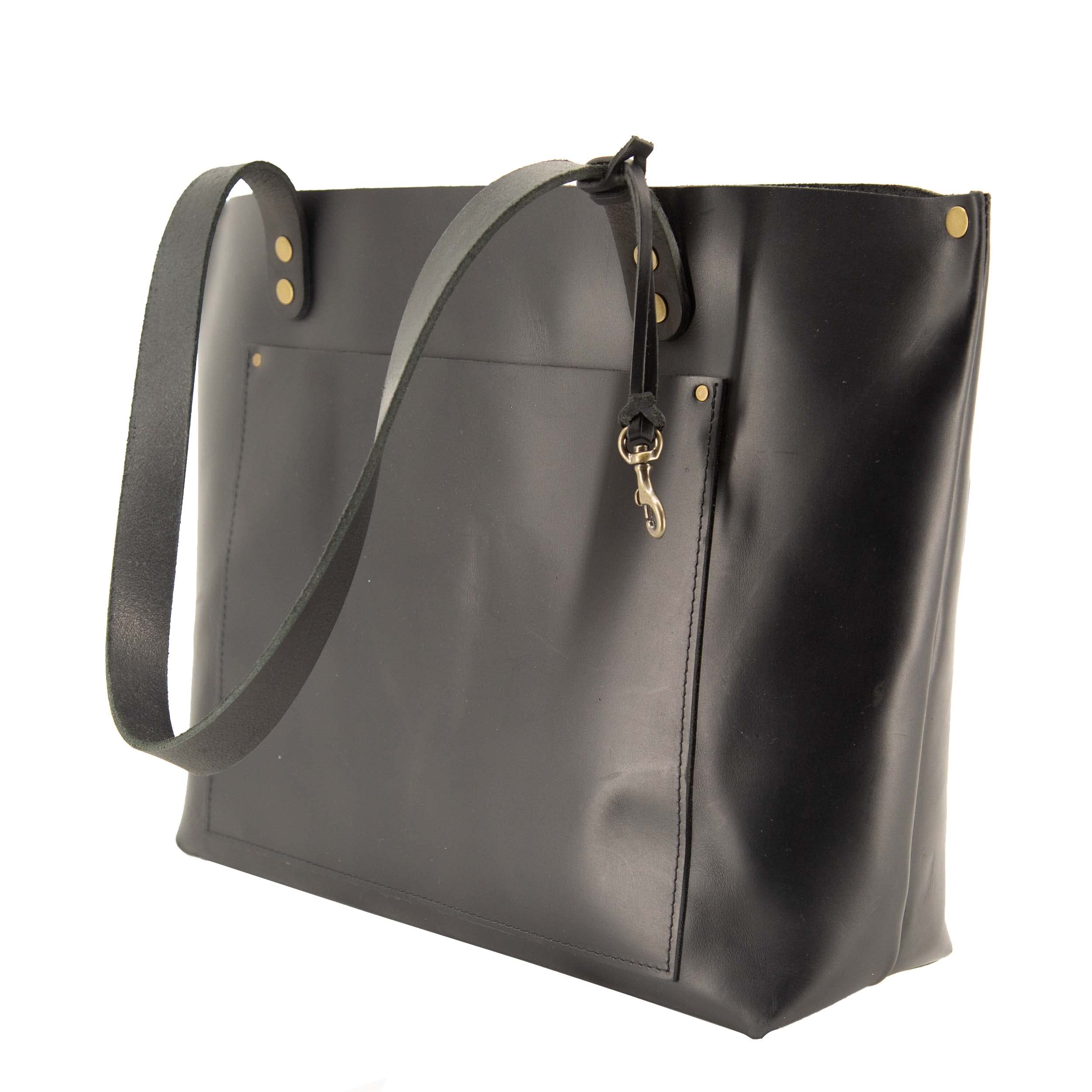 ENVOY Women's Large Leather Bucket Tote Bag - Stylish Shoulder Handbag for Work, Fits Laptop & Books - Perfect for Office, Travel & Daily Commute
