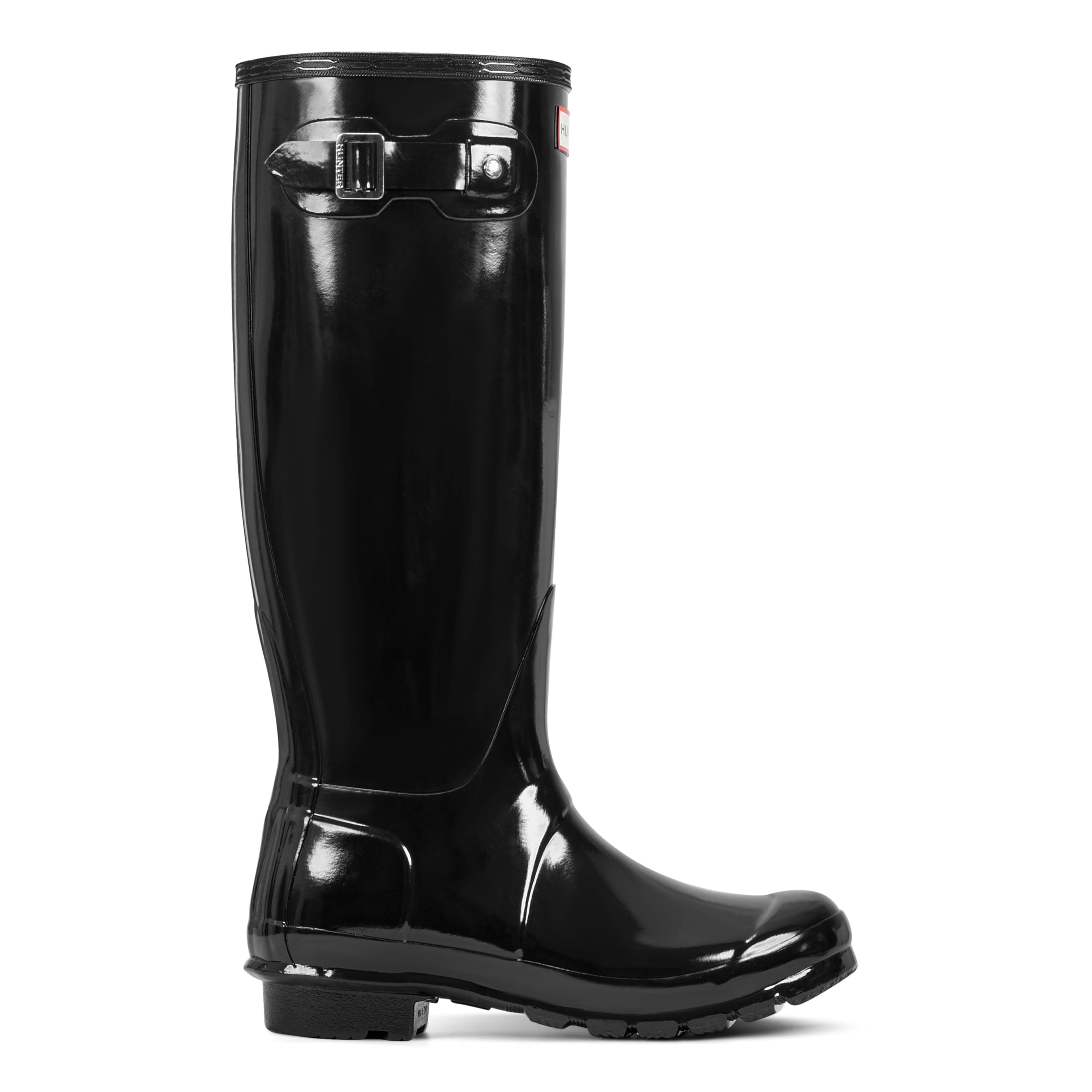 Hunter Original Tall Gloss Rain Boots for Women - Waterproof Rubber Boots for Outdoor, Gardening & Rainy Days - Fashionable & Comfortable Wet Weather Footwear
