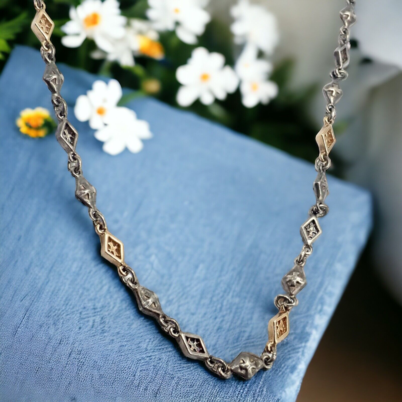 Authentic Loree Rodkin 18k Yellow Gold and Silver 16