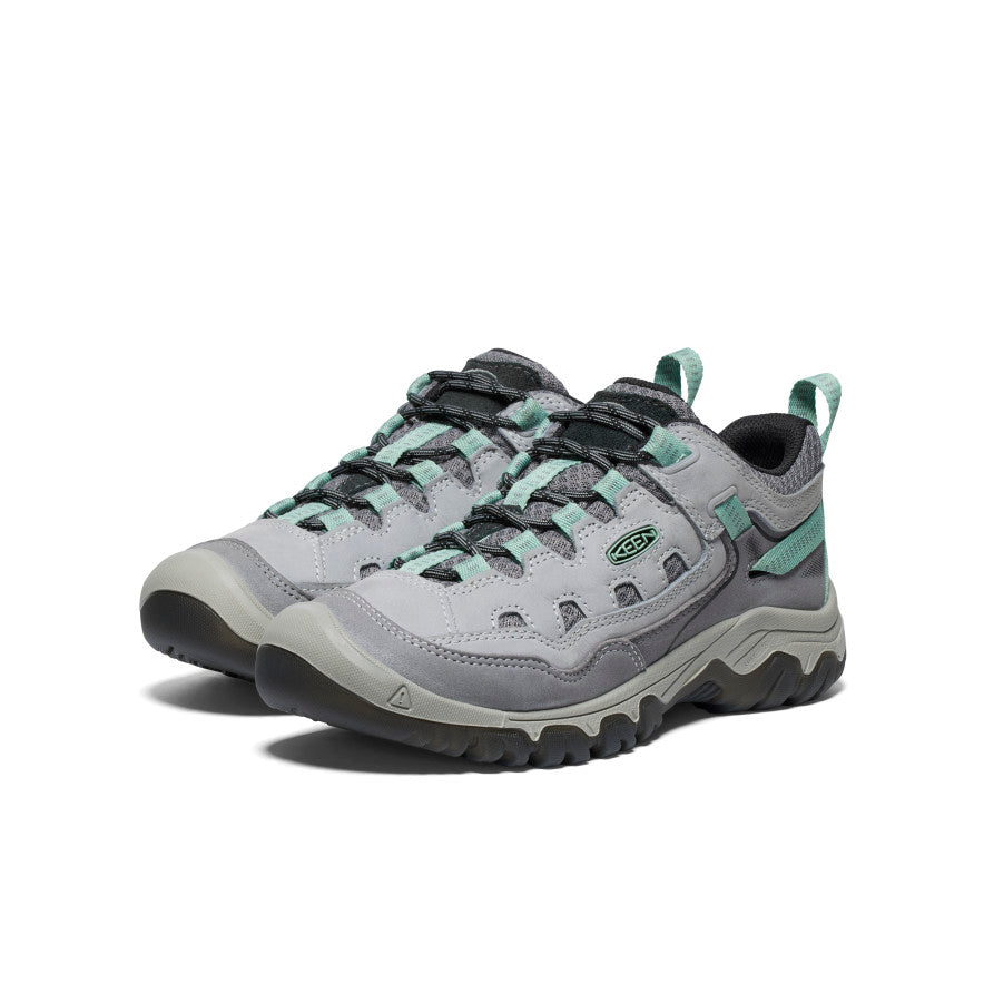 Women's Targhee IV Vented Hiking Shoes - Alloy/Granite Green | Waterproof & Breathable Trail Running Shoes for Outdoor Adventures, Hiking & Backpacking
