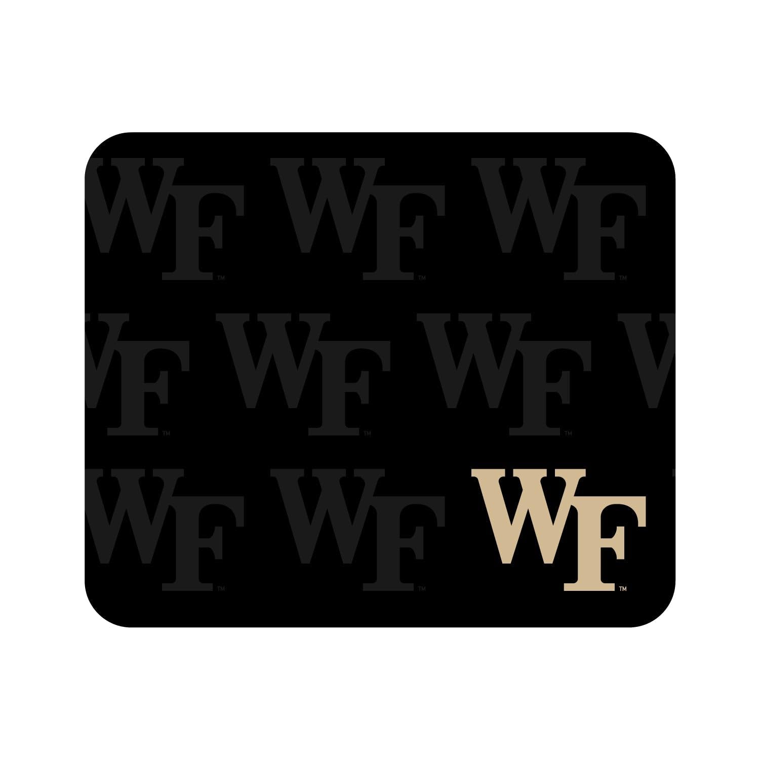 Wake Forest University Mouse Pad - Non-Slip Fabric Desk Mat for Gaming & Office Work - Official Standard & Triple Wordmark Design
