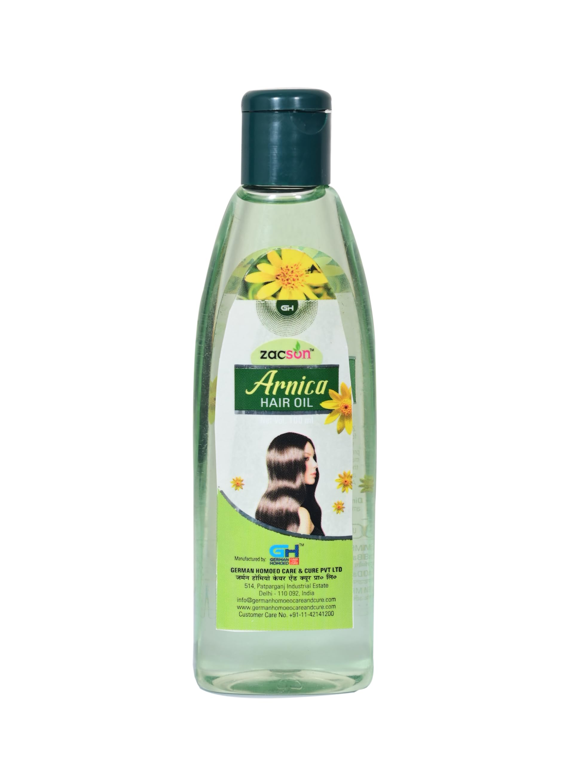 German Homoeo Arnica Hair Oil 100ml - Natural Hair Growth Treatment for Thinning Hair & Scalp Care - Perfect for Daily Use & Hair Regrowth Therapy