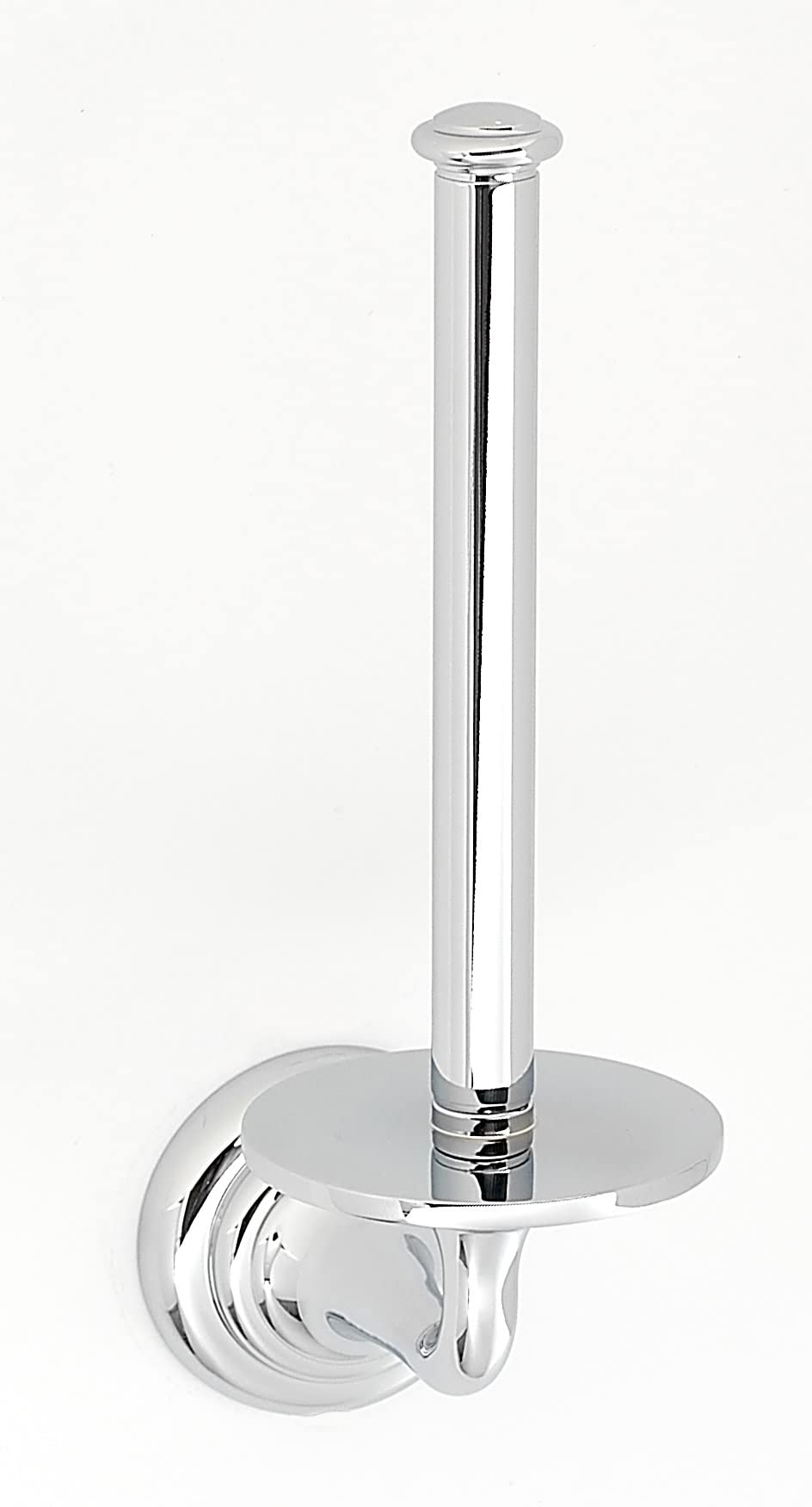 Wall Mounted Reserve Tissue Holder - Polished Chrome Finish | Bathroom & Kitchen Tissue Dispenser for Home & Office Use