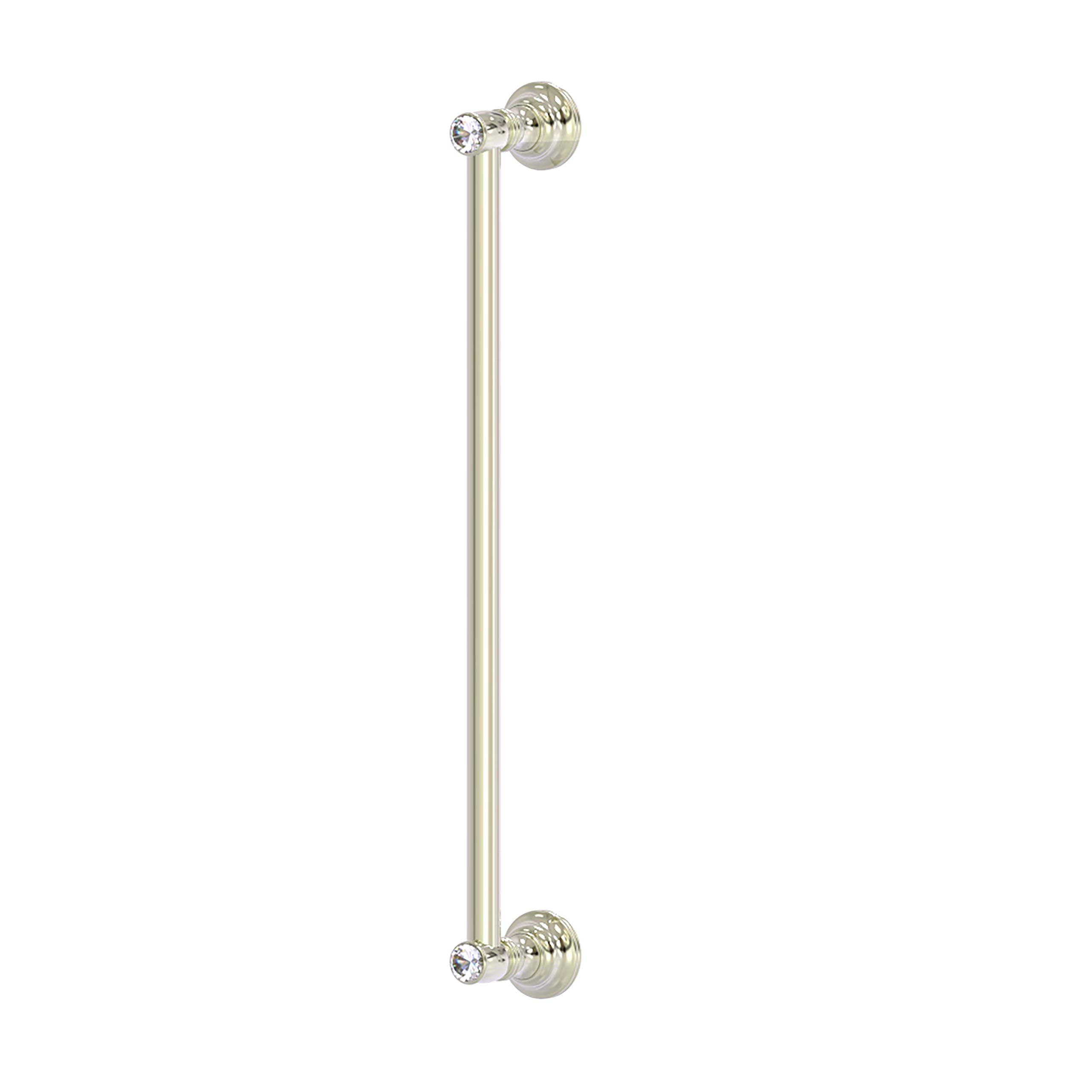 Allied Brass CC-3-18 Carolina Crystal Collection 18 Inch Refrigerator Handle, Polished Nickel - Perfect for Kitchen Cabinet & Appliance Upgrades