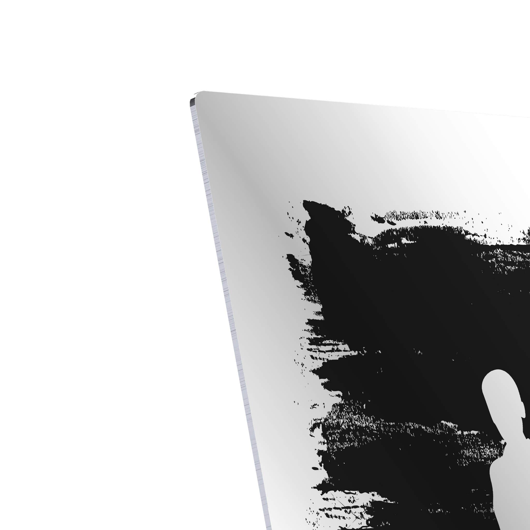 Modern Black & White High Heels Silhouette Painting - Fashion Metal Wall Art Print for Women | Glam Decor for Office, Dorm, Bathroom, Living Room & Bedroom | Ready to Hang 40x30 Inches | Perfect Gift for Fashion Lovers & Home Decor Enthusiasts