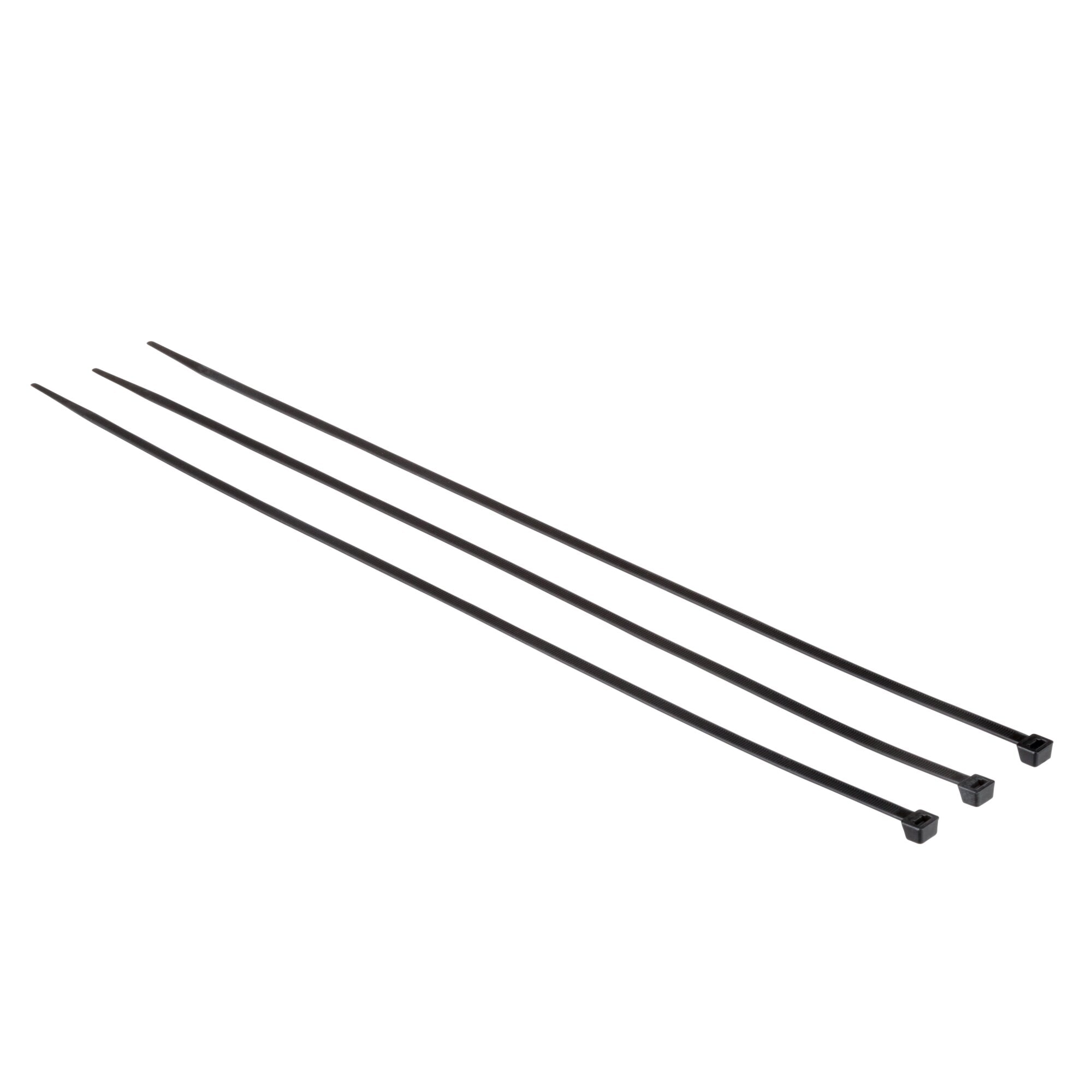 3M Cable Tie CT24BK175 - 8-Inch Black Nylon Zip Ties (175-Pack) for Organizing Wires, Cables & DIY Projects | Heavy Duty Straps for Home, Office & Industrial Use