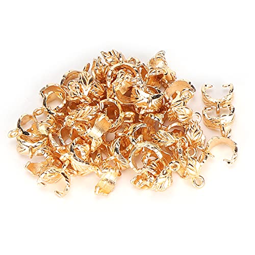 Stylish Metal Hair Cuffs & Coils - Durable Leaf-Shaped Hair Clips & Accessories for Salon, Wedding, Party & Everyday Hairstyles