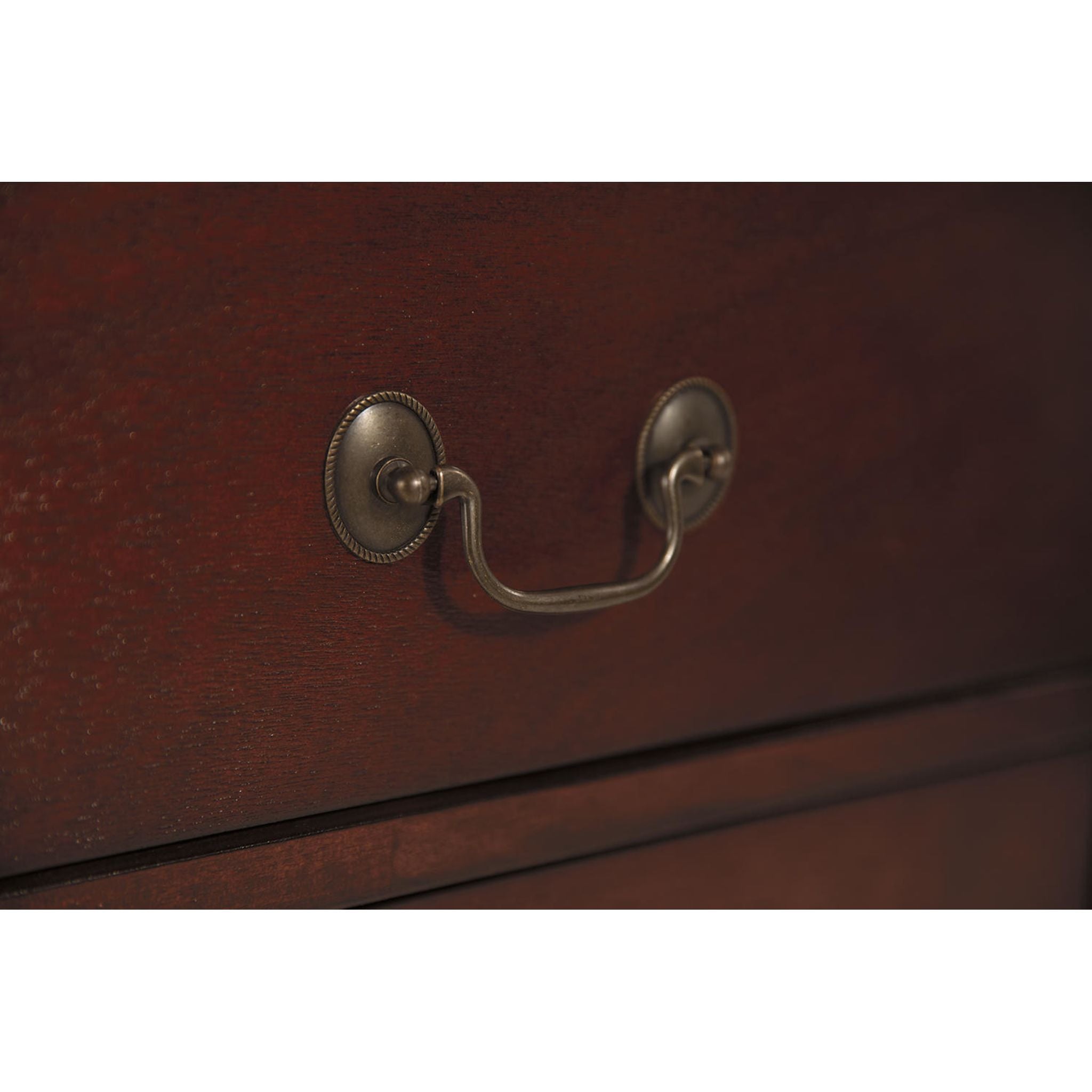 Alisdair Nightstand - Dark Brown Wood Bedside Table with Storage Drawer for Bedroom, Living Room, or Office