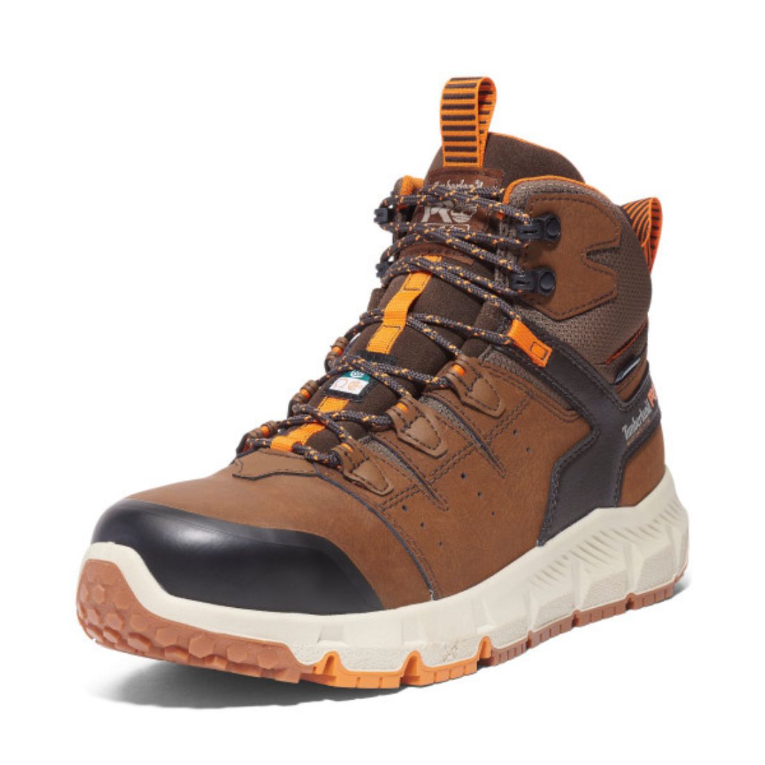 Timberland PRO Tempe Men's Waterproof 6-Inch Alloy Toe Work Boots - Brown TB0A63XBEPB | Durable Safety Shoes for Construction, Landscaping & Outdoor Work