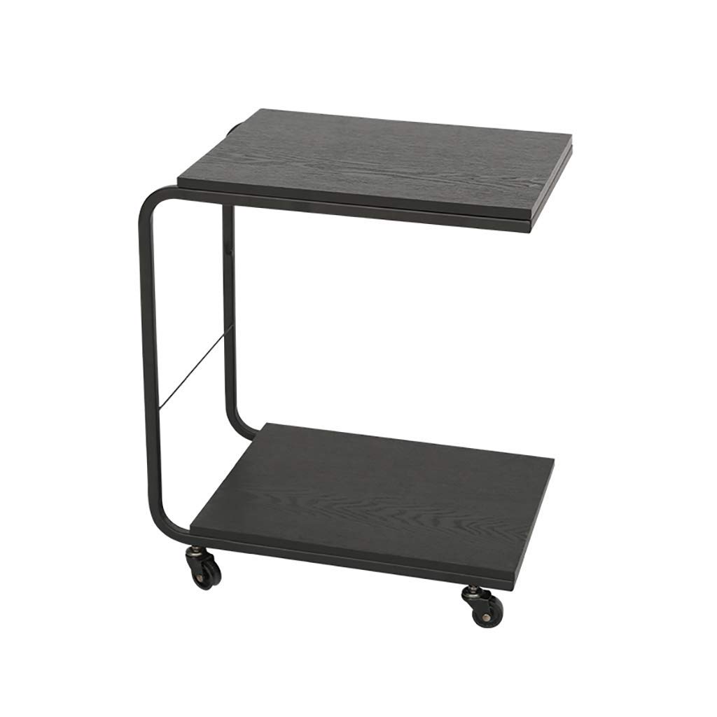 Sturdy Iron Mobile Trolley Cart - 3-Tier Rolling Utility Cart for Dining, Bedside, Living Room & Kitchen - Perfect for Serving Food, Organizing Essentials & Home Storage