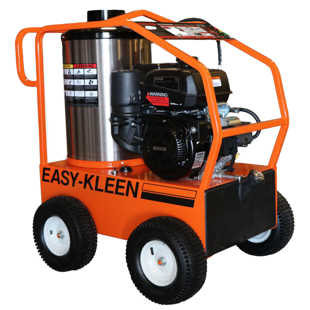 Easy Kleen EZO4035G 4000 PSI 3.5 GPM Hot Water Pressure Washer with Kohler 14 HP Electric Start Engine - Ideal for Driveway Cleaning, Deck Washing, and Industrial Use