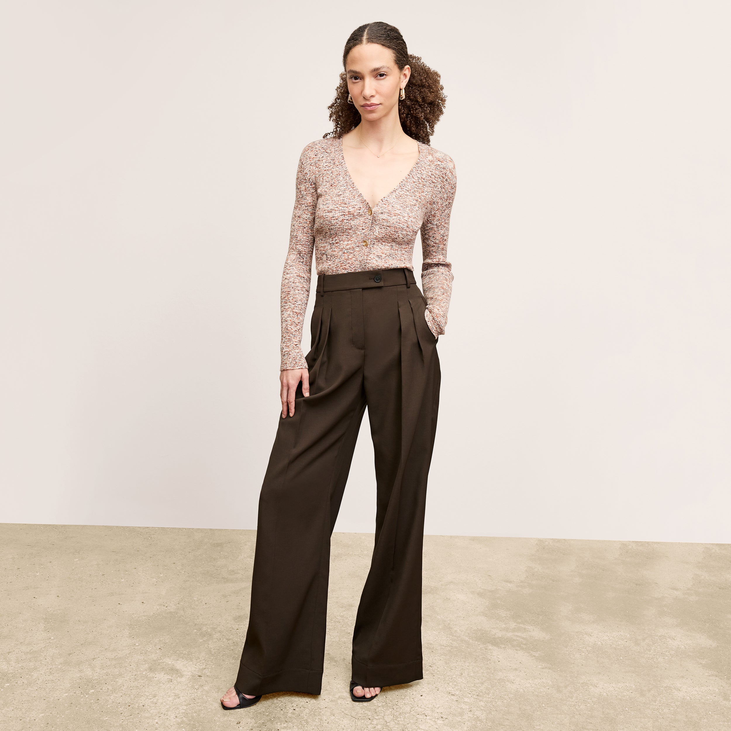 Bia Pleated Women's Trousers - Breathable Air Twill Fabric for Office & Business Casual Wear | Perfect for Work, Travel & Formal Occasions