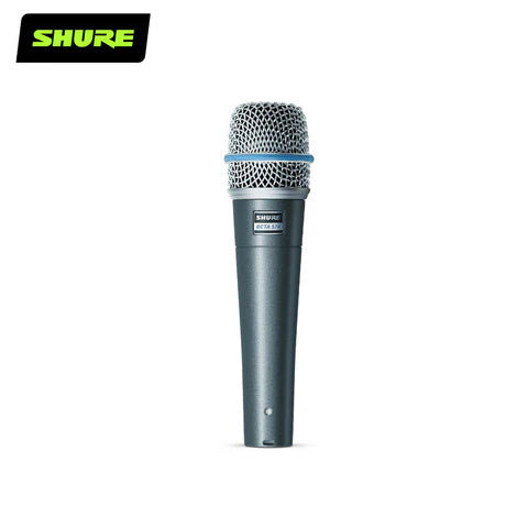 Shure BETA 57A Dynamic Instrument Microphone for Live Performances, Studio Recording & Podcasting - Professional Vocal & Instrument Mic for Guitar, Drums & Vocals
