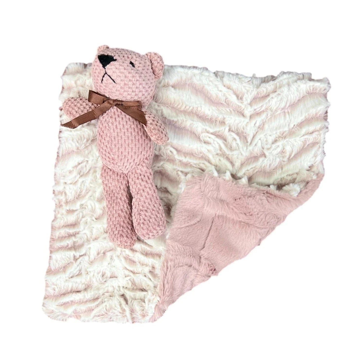 Zandino Couture Soft Baby Security Blanket - Ultra Comfortable & Breathable for Newborns & Toddlers - Perfect for Naptime, Travel & Soothing Fussy Babies