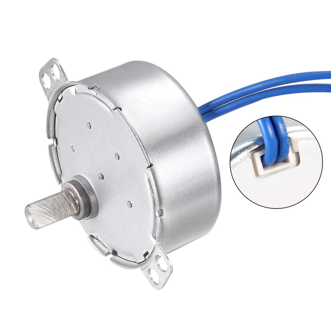 uxcell Metal Gear Synchronous Synchron Motor AC 100-127V 0.8-1RPM 50-60Hz CCW/CW 4W - Replacement Motor for Microwave Ovens, Kitchen Appliances & DIY Projects