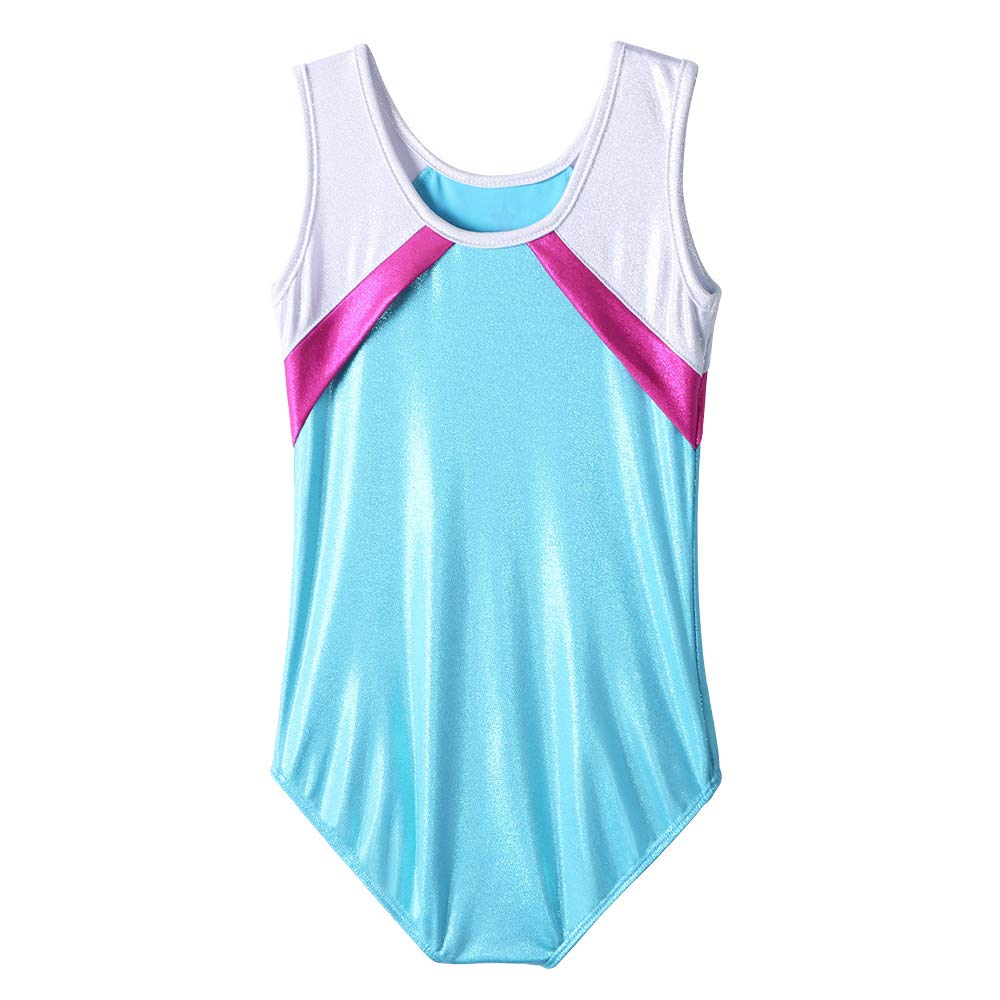 BAOHULU Girls Gymnastics Leotard - Sparkly Dance Outfit for Ballet, Cheerleading & Performance - Shiny Athletic Wear for Kids Toddlers