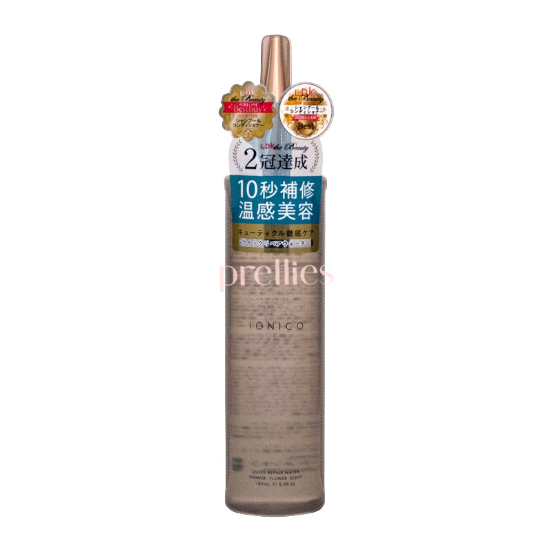 IONICO Hair Quick Repair Water with Orange Flower Scent - 180ml Deep Conditioning Treatment for Damaged Hair - Perfect for Daily Use, Salon Styling & Post-Color Care