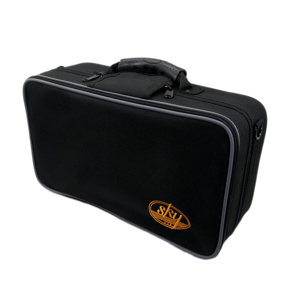 Premium Lightweight Bb Clarinet Case with Adjustable Shoulder Strap - Portable Backpack Design for Easy Transport - Durable Black Protective Cover - Perfect for School Bands, Music Lessons & Traveling Musicians