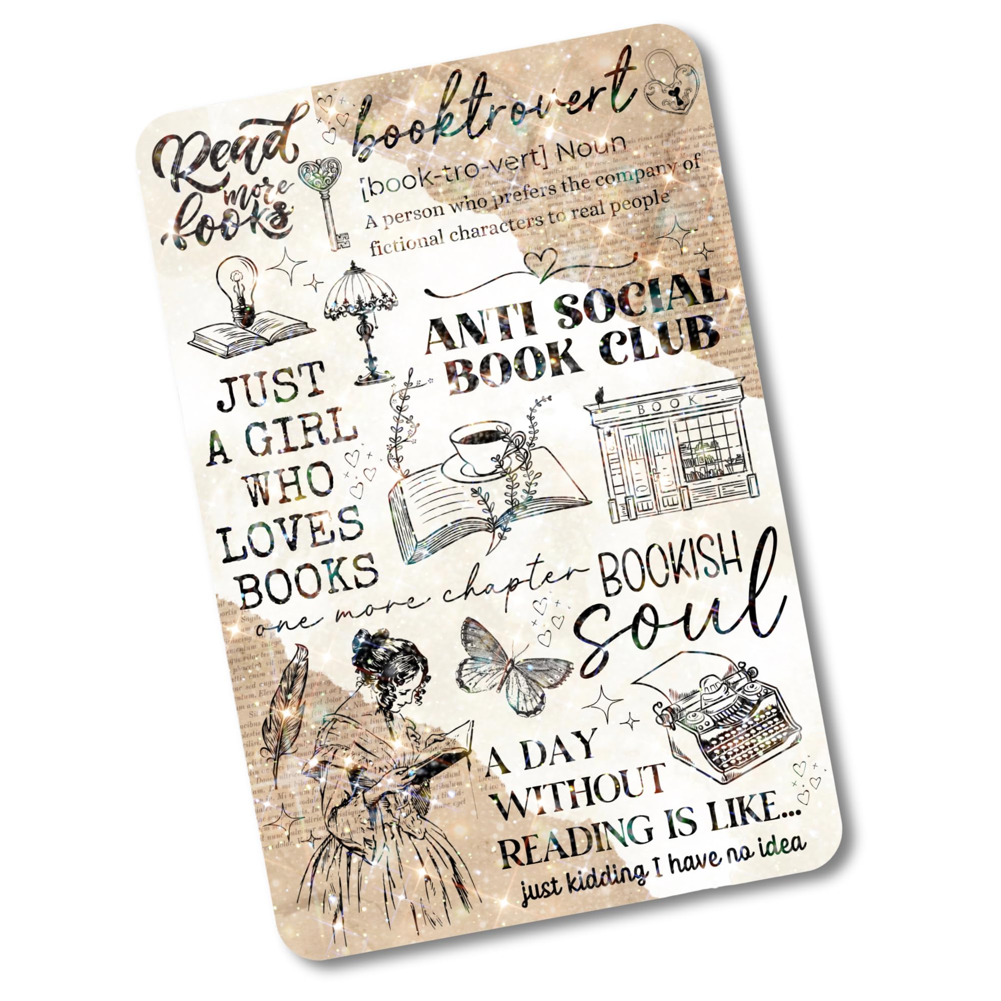 Vintage Boho Kindle Paperwhite 10th Generation Clear Case Insert - Decorative Bookish Sticker Accessory for Kindle Cover | Perfect for Book Lovers, Booktok Fans & Reading Enthusiasts | Great Gift Idea for Readers