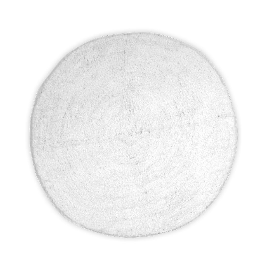 Premium Non-Slip Bath Mat - Soft Absorbent White Bathroom Rug with Unique Textured Design for Shower, Tub & Bathroom Floor Safety