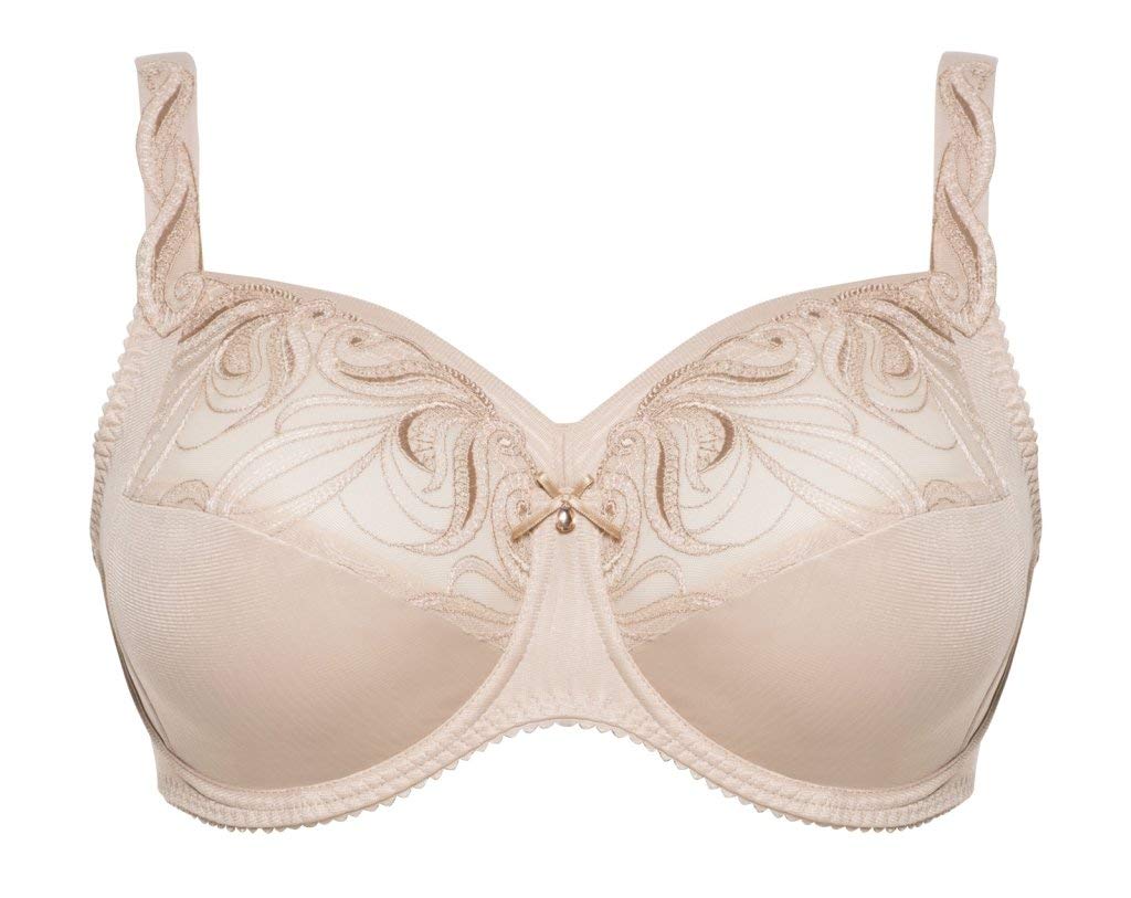 Ulla Women's Full Figure Non-Wired Bra 2528 | Comfortable Wireless Support for Plus Size 34-52 B-I Cup | Perfect for Everyday Wear & Lounge