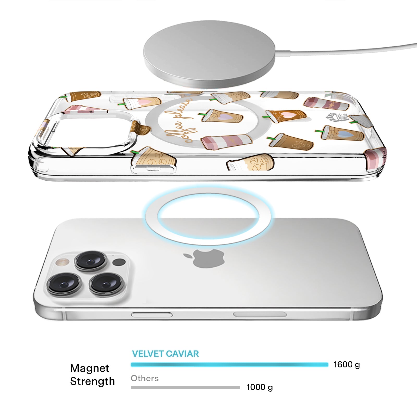 Premium Coffee First iPhone Case - Durable & Stylish Phone Cover for iPhone - Perfect for Coffee Lovers & Daily Use