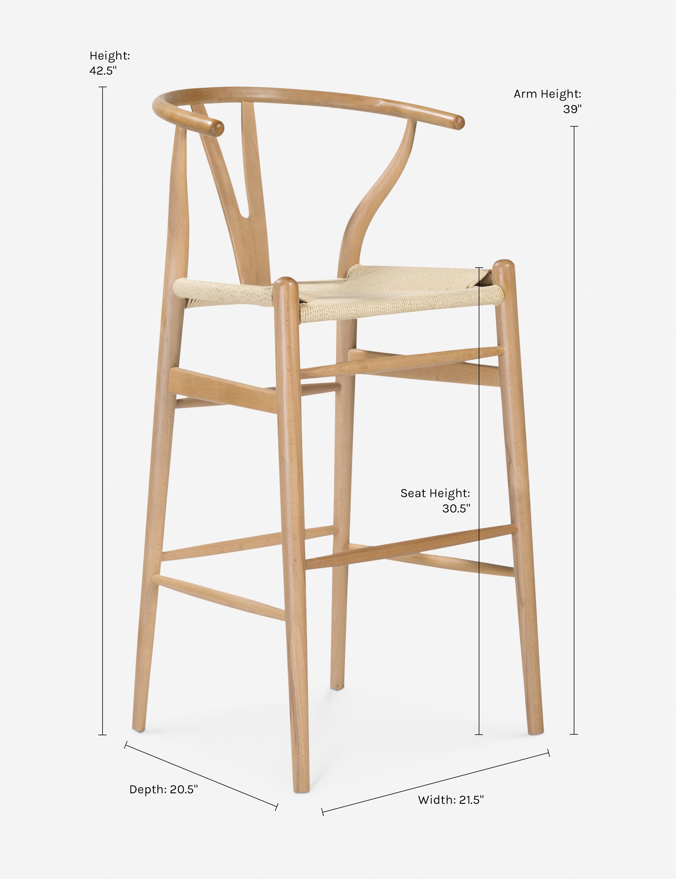 Modern Bar Stools for Kitchen Island - Adjustable Height Counter Stools with Back Support, Set of 2 - Perfect for Breakfast Nook, Home Bar & Dining Room Decor