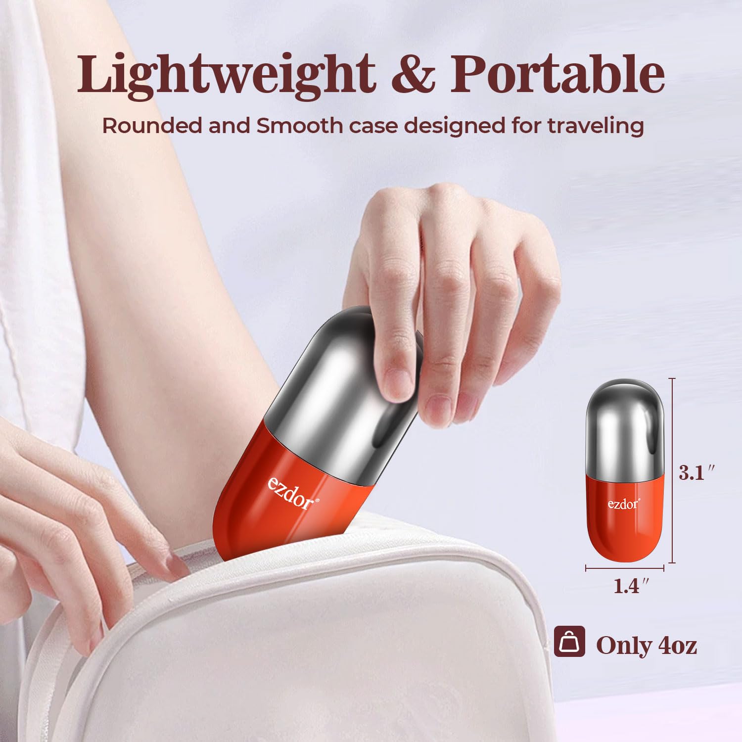 Premium Women's Bikini Trimmer - Mini Electric Shaver & Pubic Hair Trimmer | USB-C Rechargeable, Wet/Dry Use, Waterproof & Cordless | Perfect for Travel, Gym & Sensitive Skin Care