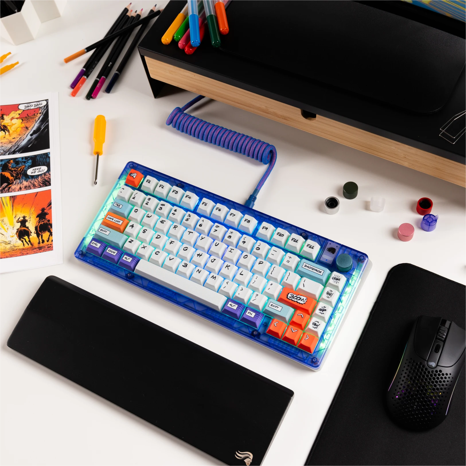 GPBT Comic Boom - Premium Comic Book Display Stand for Collectors & Enthusiasts | Perfect for Home, Office & Comic Store Decor