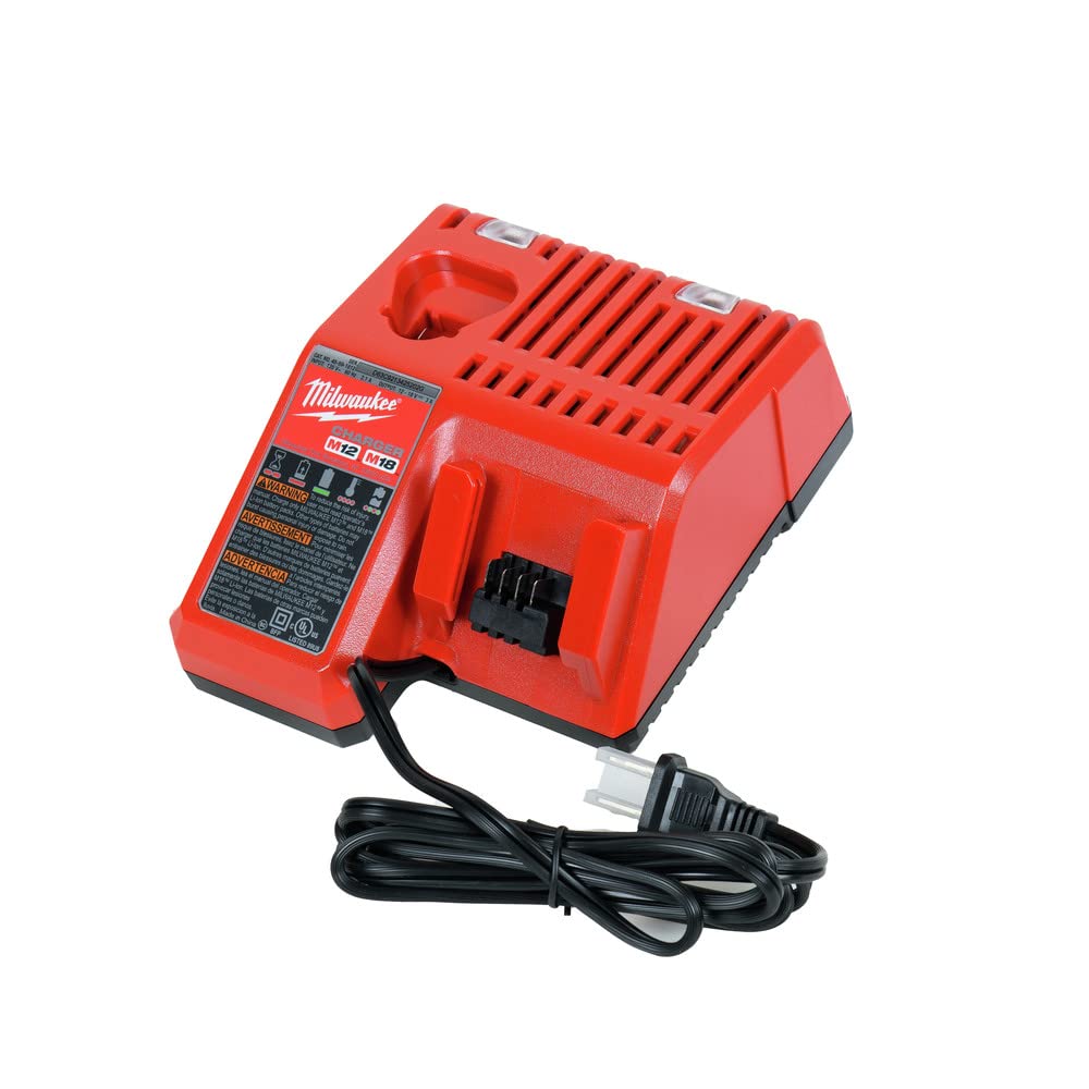 Milwaukee 2804-22 M18 Fuel 18V Cordless Hammer Drill Kit with Battery & Charger - Powerful Rotary Tool for Construction, Woodworking & DIY Projects