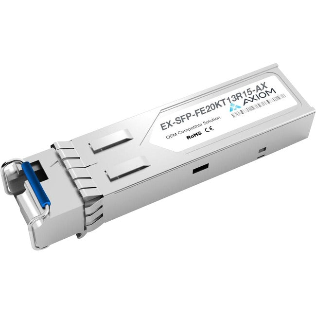 Juniper EX SFP FE20KT13R15 AX Compatible 100Base BX20 U SFP Transceiver - High-Speed Fiber Optic Module for Network Switches & Data Centers