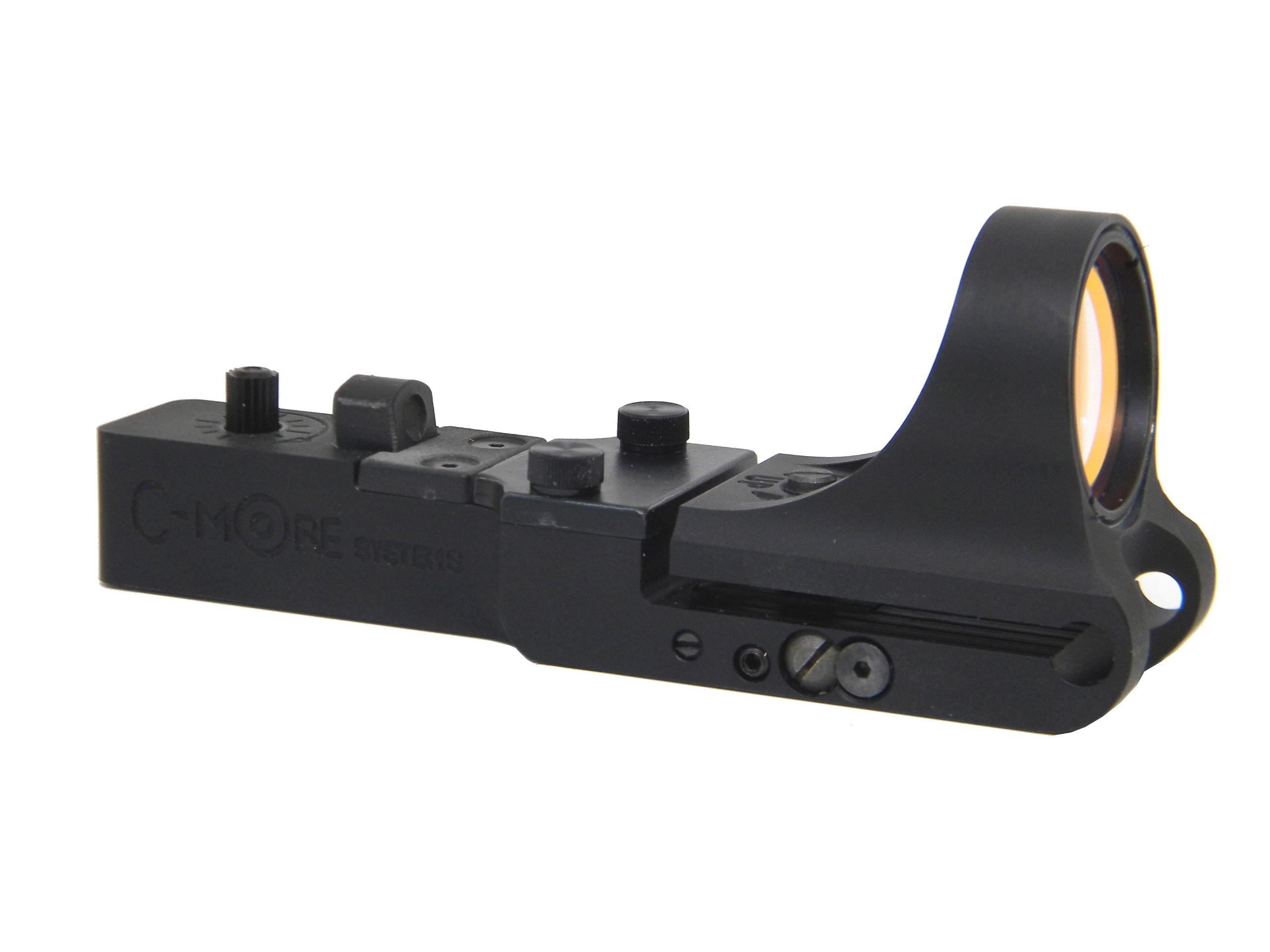 C-MORE Systems SlideRide Red Dot Sight with Standard Switch - High Precision Optic for Pistols & Firearms | Perfect for Competitive Shooting, Hunting & Tactical Training