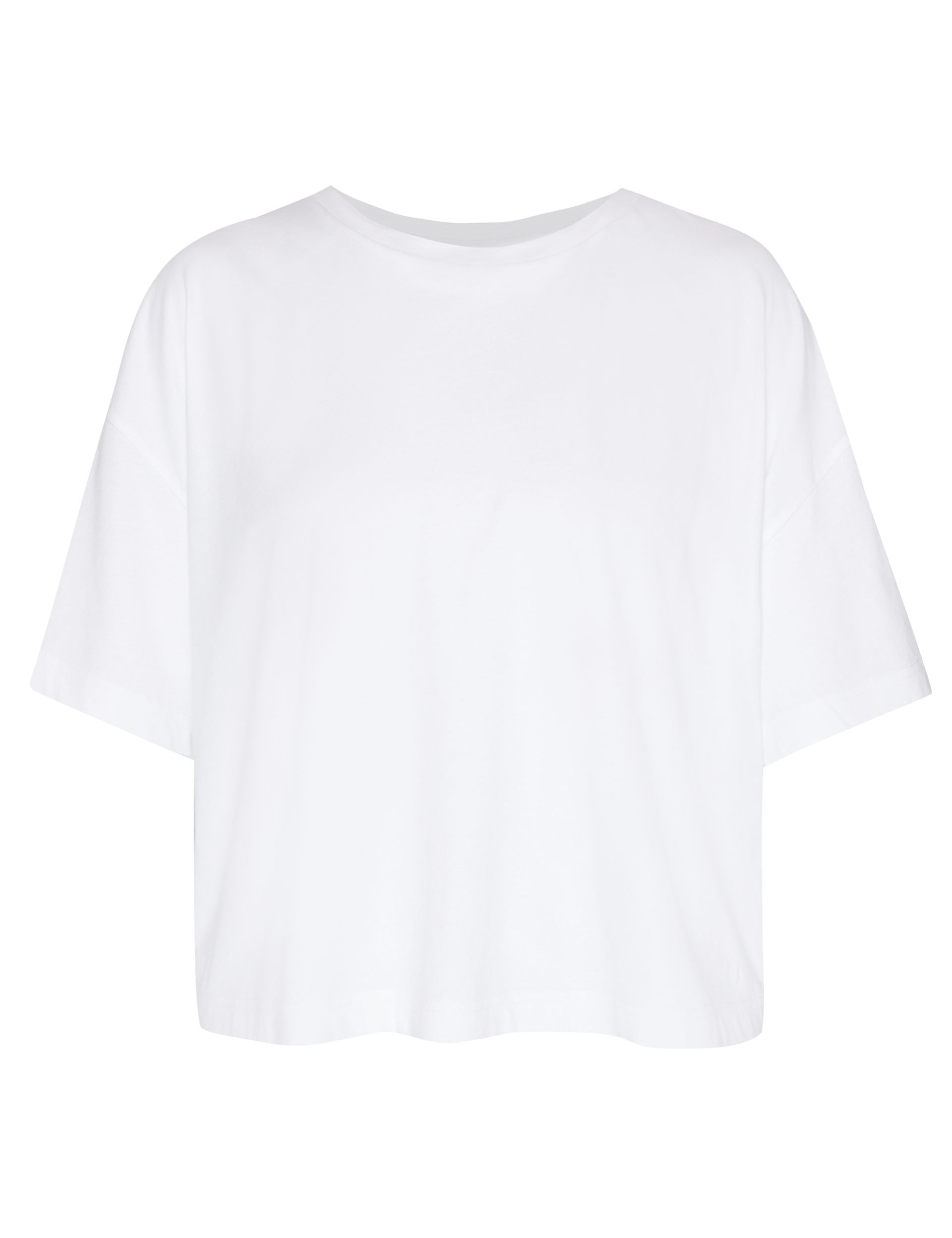 Essential Short Sleeve Crop T-Shirt for Women - Soft White Cotton Top | Perfect for Summer Outfits, Casual Wear & Layering