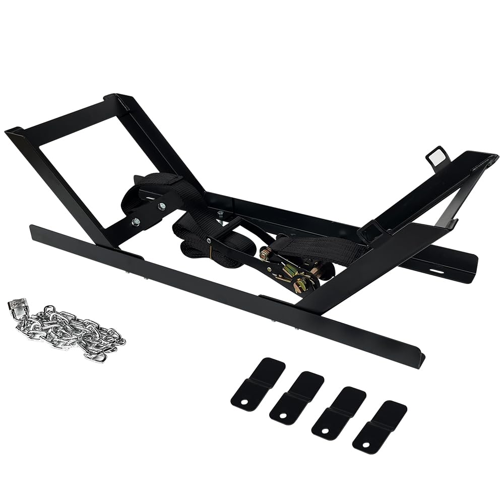 Heavy Duty Semi-Truck Spare Tire Carrier - Secure & Easy Mount Spare Wheel Holder for Commercial Trucks | Roadside Emergency & Long Haul Travel Essential