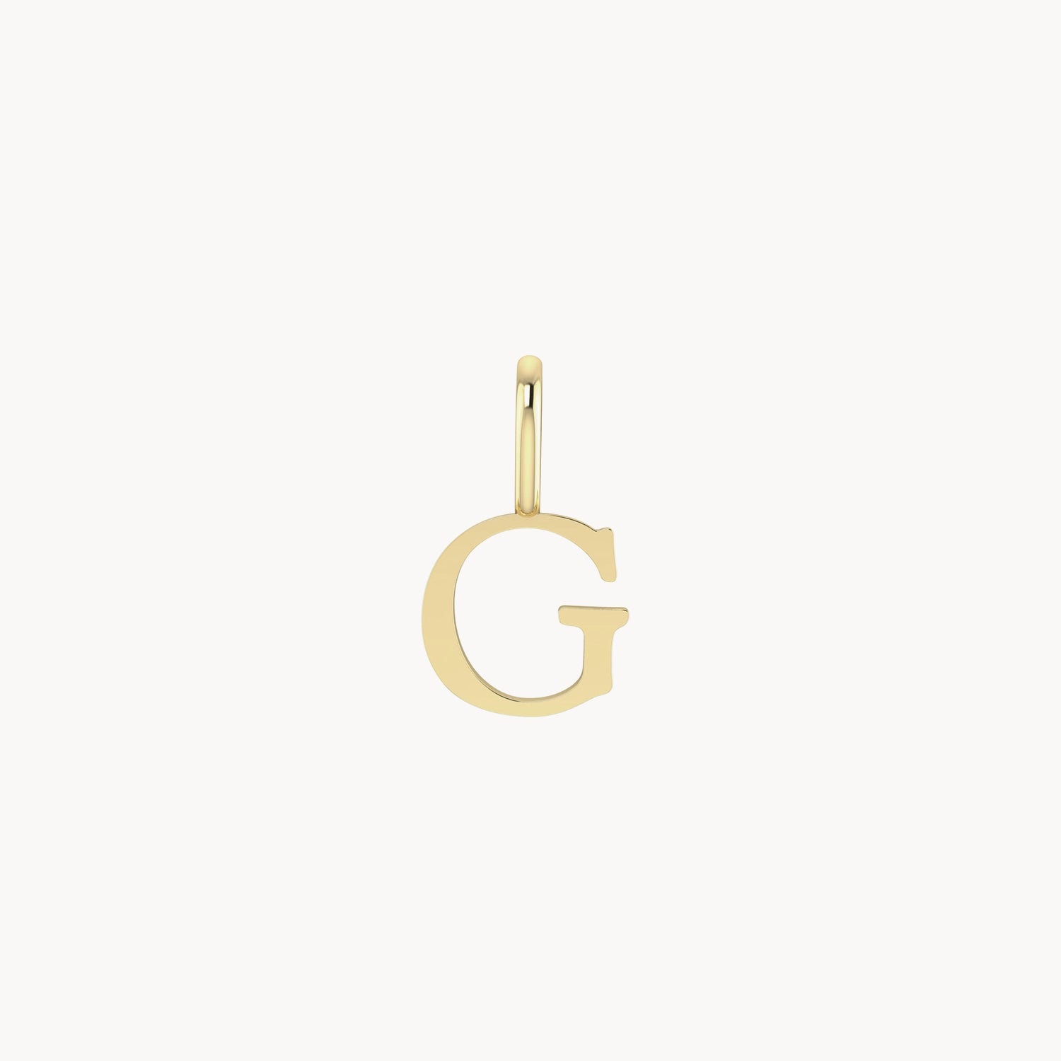 10K Yellow Gold Letter Charm - Personalized Initial Pendant for Necklaces & Bracelets - Perfect for Gifts, Birthdays, and Everyday Jewelry