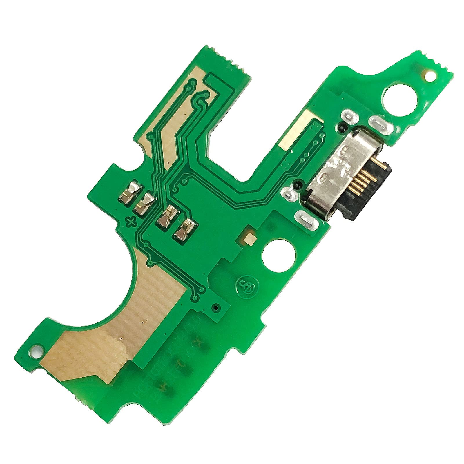 Original Title: FainWan USB Charger Charging Port Dock Connector Ribbon Flex Cable PCB Board Compatible with REVVL 4+ Plus 5062W 5062Z  Optimized Title: FainWan USB Charger Port Dock Connector Flex Cable PCB Board Replacement for T-Mobile REVVL 4+ (5062W/5062Z) - Fast Charging & Durable Repair Part for Phone Charging Issues | Perfect for DIY Phone Repairs & Charging Port Replacements