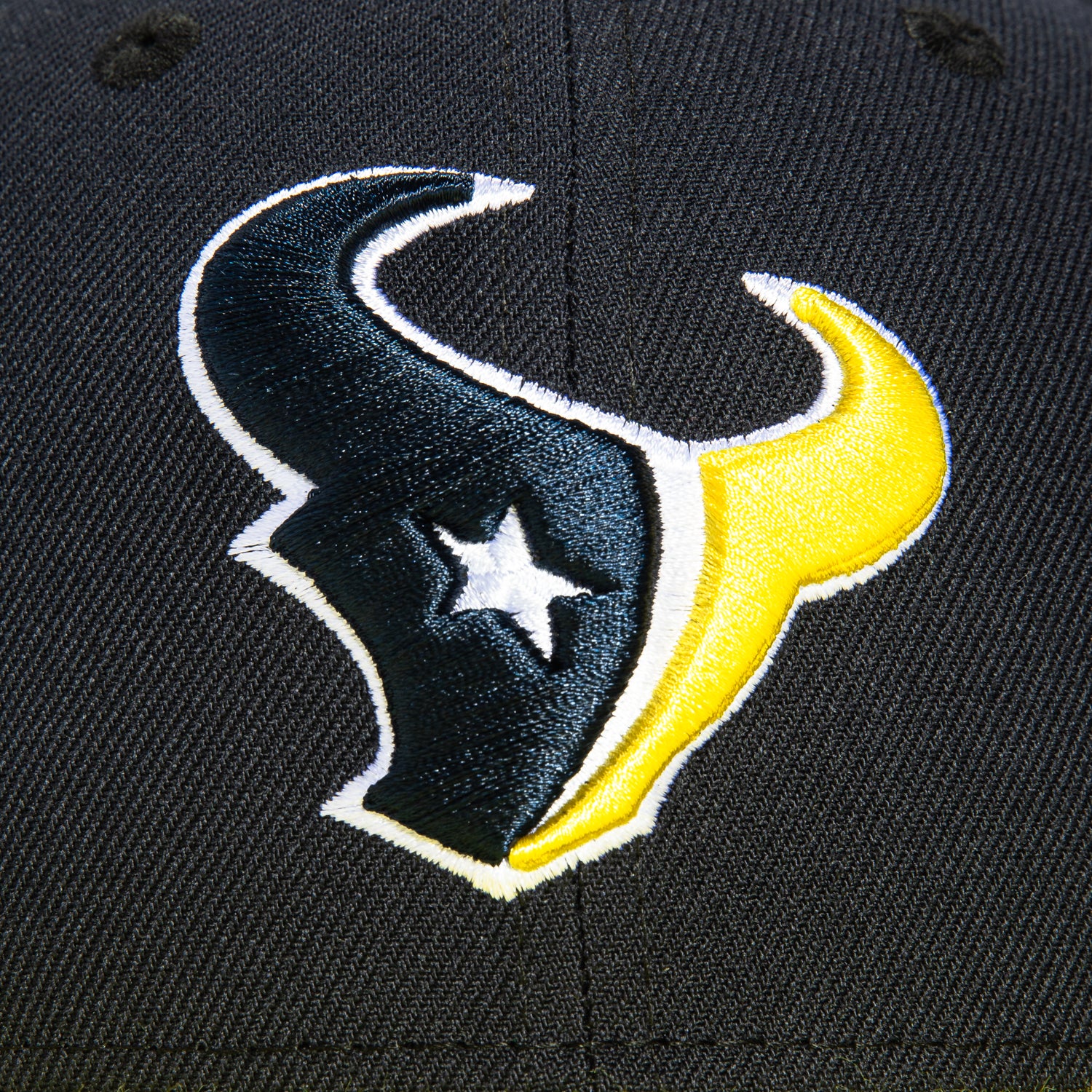 New Era 59Fifty Houston Texans 20th Anniversary Patch Snapback Hat - Navy & Yellow - Official NFL Licensed Cap for Texans Fans, Sports Events & Casual Wear