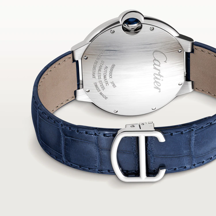 Cartier Ballon Bleu 42mm Stainless Steel Men's Luxury Watch - Perfect for Business, Formal Events & Gifts