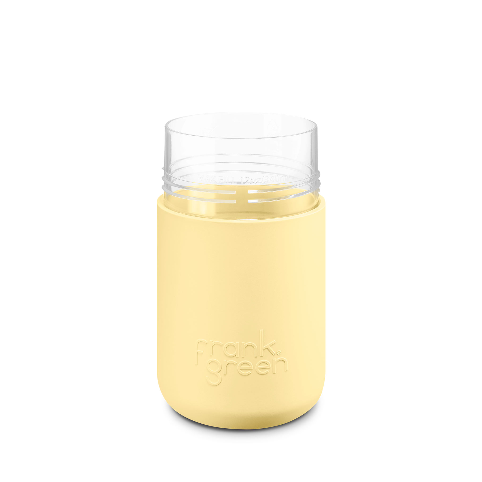 12oz (340ml) Original Reusable Cup Base - Durable & Eco-Friendly Coffee Mug for Home, Office, Travel & Outdoor Activities