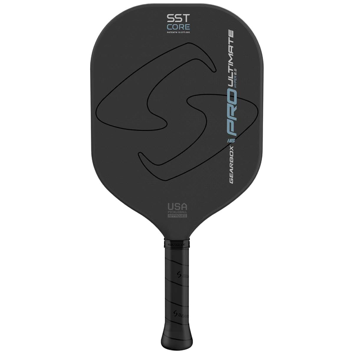 Gearbox Pro Ultimate Hyper Pickleball Paddle - 8.0 oz Lightweight Carbon Fiber Racket for Tournament & Recreational Play - Perfect for Indoor/Outdoor Court Games & Practice Sessions