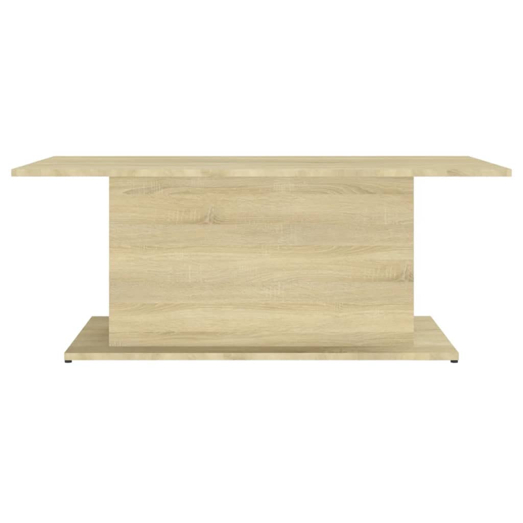 Modern Square Coffee Table for Living Room & Bedroom - Sonoma Oak 40.2