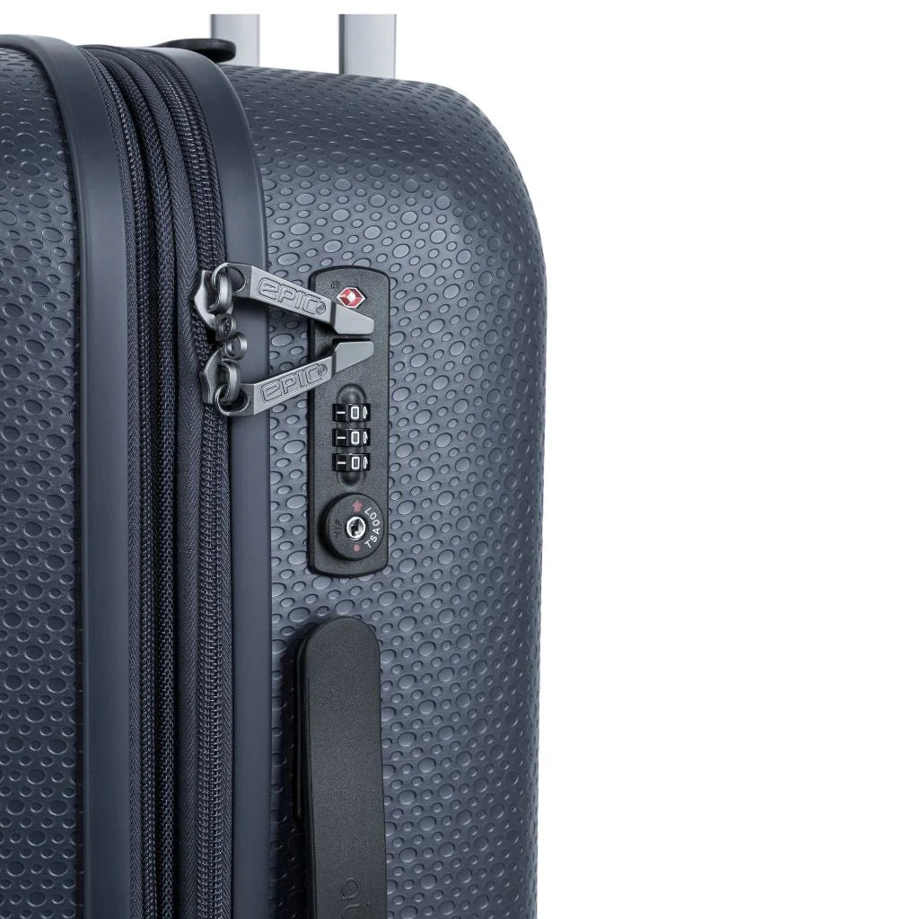 Epic GTO 5.0 2-Piece Hardside Luggage Set - Durable Carry-On & Checked Suitcase Combo in Midnight Blue | Perfect for Travel, Business Trips & Vacations