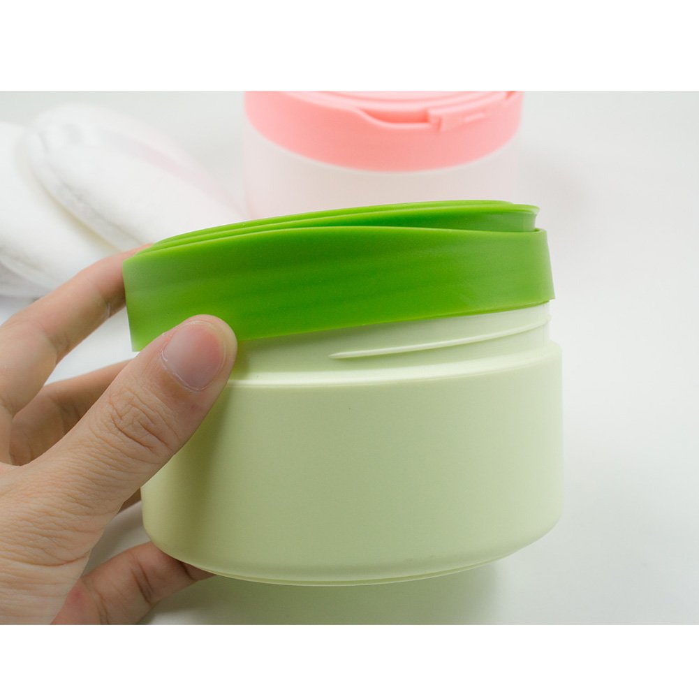 1 Pack Portable Plastic Baby Powder Puff Container with Sieve Tray - Skin Care Talcum Powder Case Jar for Newborns & Infants (Green) - Perfect for Diaper Bags, Nursery, and Travel Use